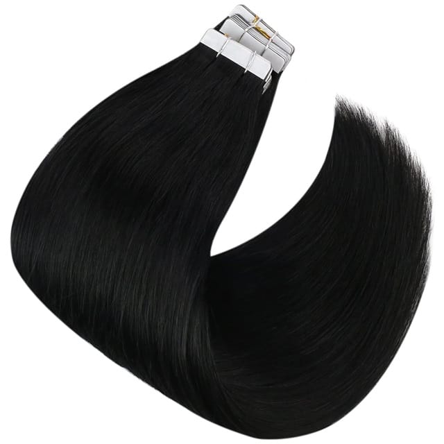 Tape-In Hair Extensions | Reusable Remy Human Hair | 20 & 40 Tape Packs India