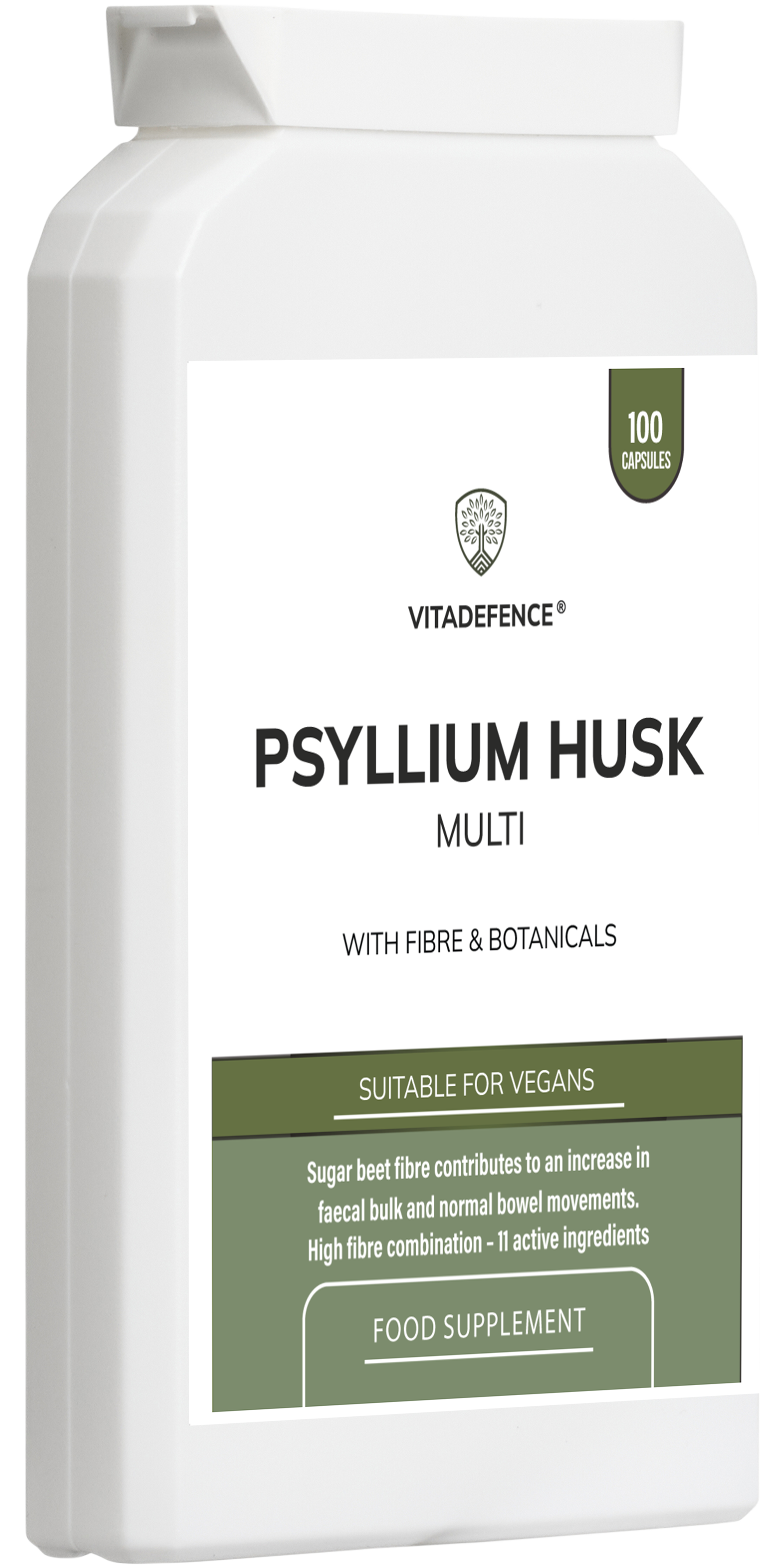 Psyllium Husk Multi | High-Fibre Botanical Blend – 100 Capsules