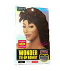 EBIN New York EBIN Wonder Tie Up Bonnet Extra Long Black