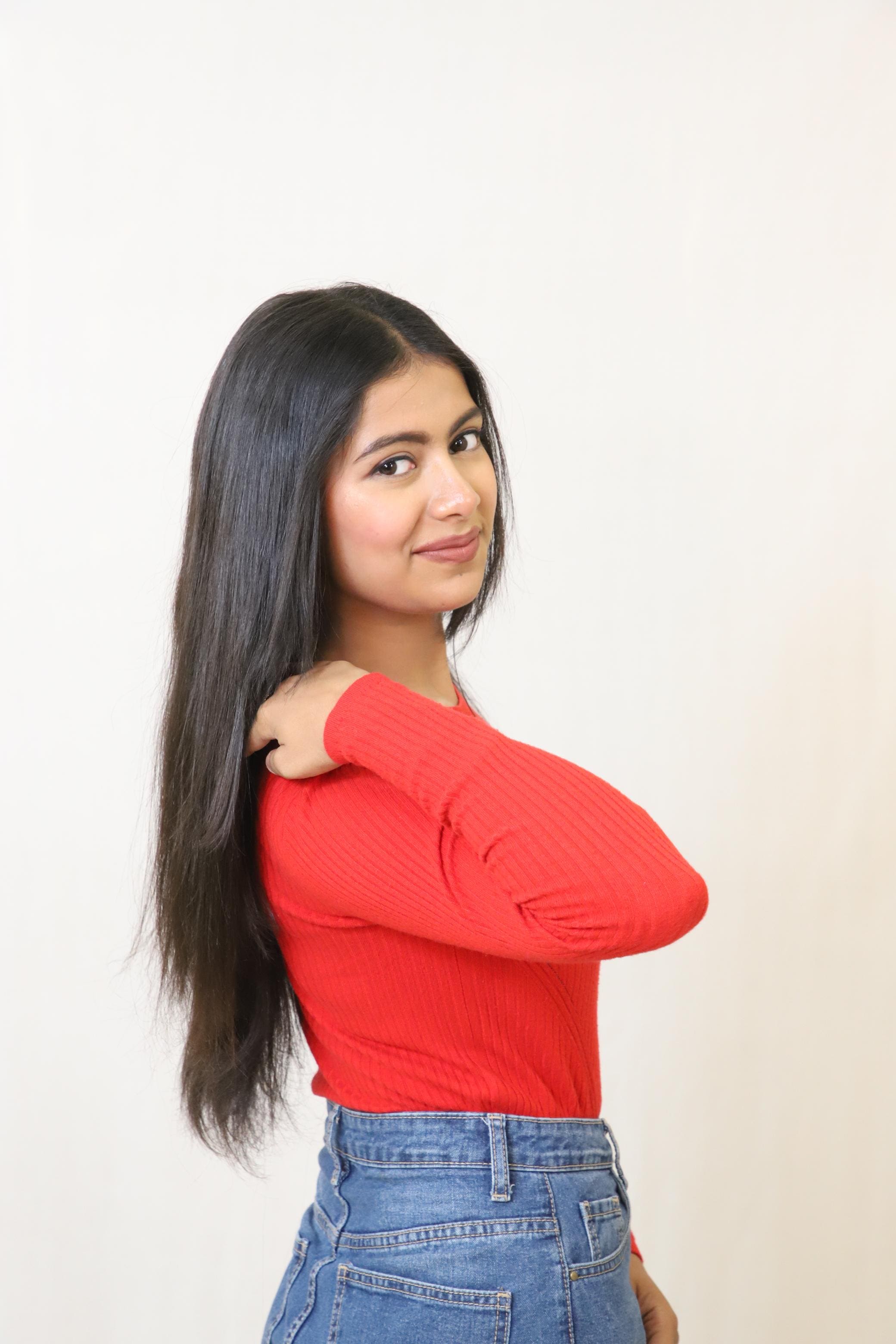 V-Shape Clip-In Volumizer | Back & Side Volume with Layered Fall | Remy Hair India