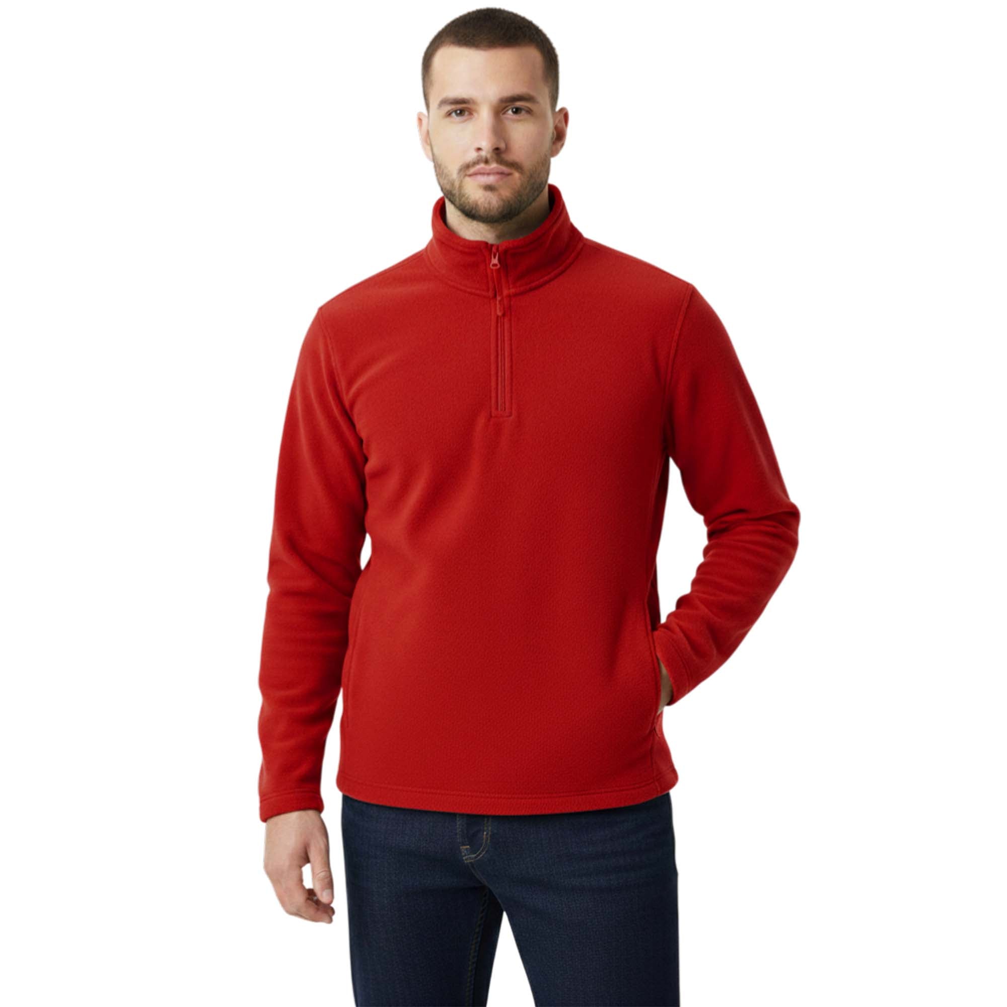 Men's Heavyweight Quarter-Zip Fleece Pullover