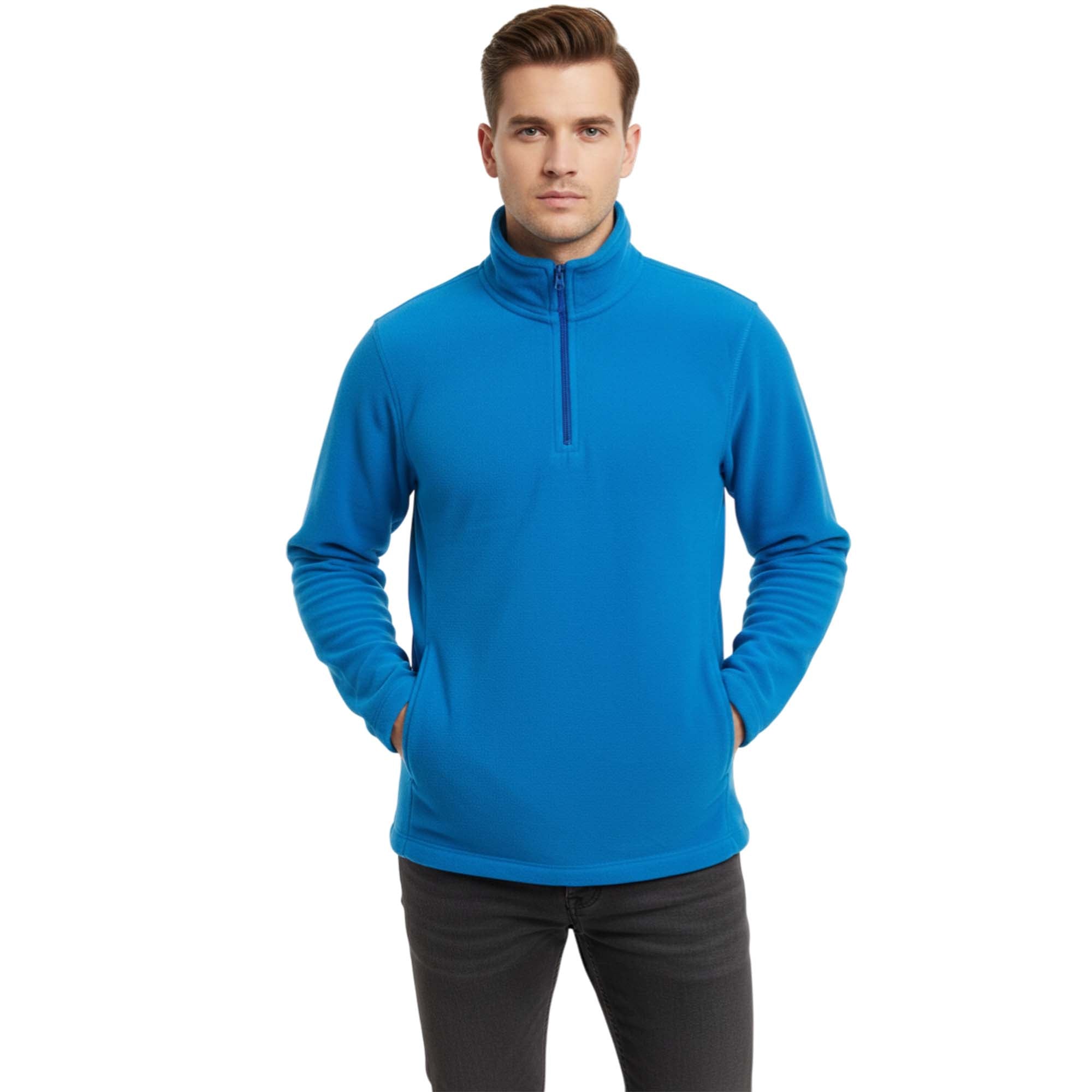 Men's Heavyweight Quarter-Zip Fleece Pullover