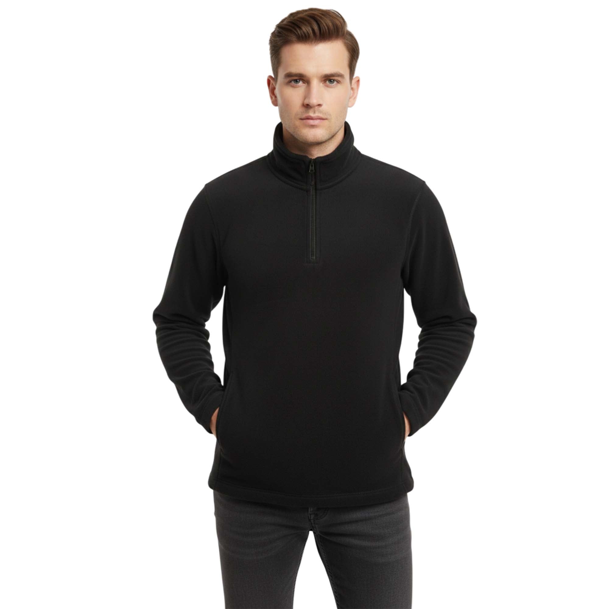Men's Heavyweight Quarter-Zip Fleece Pullover