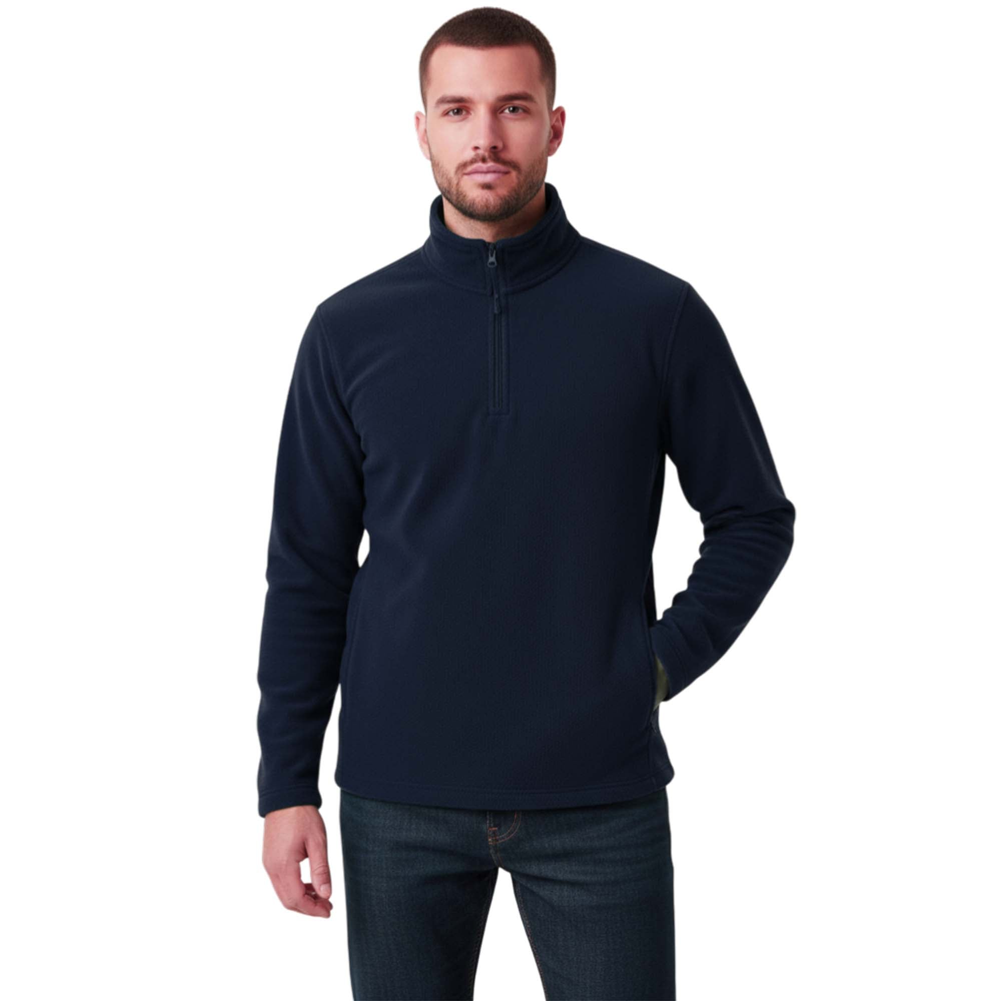 Men's Heavyweight Quarter-Zip Fleece Pullover