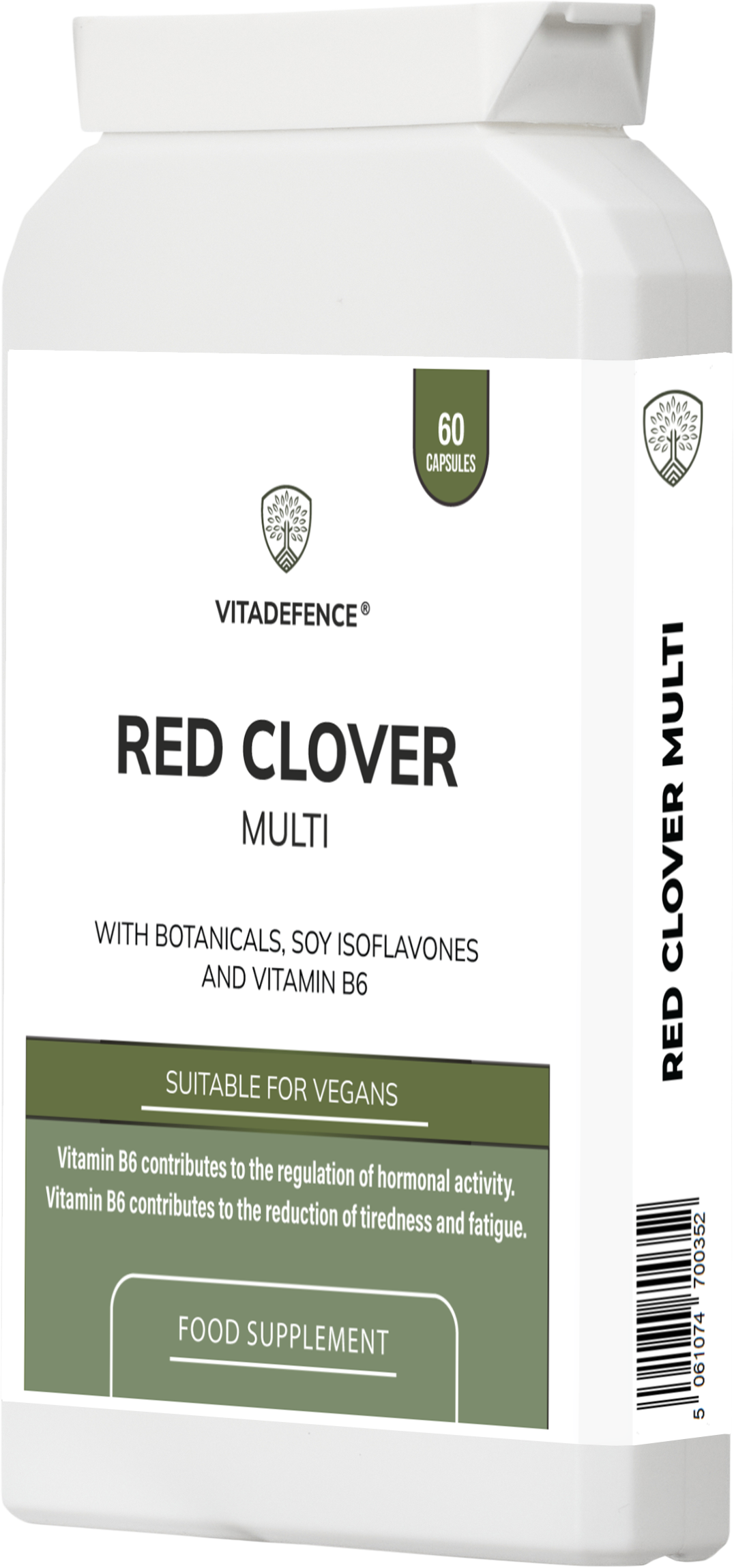 Red Clover Multi | With Vitamin B6, Zinc, Sage & Siberian Ginseng – 60 Capsules