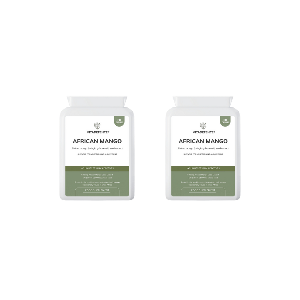 African Mango 2-Pack | Concentrated Seed Extract 500mg – 120 Capsules (2 x 60)