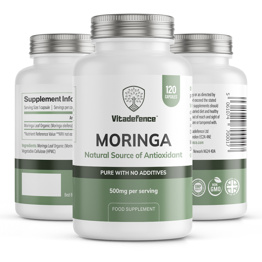 Moringa Oleifera | 500 mg Vegan Capsules – 120 Count